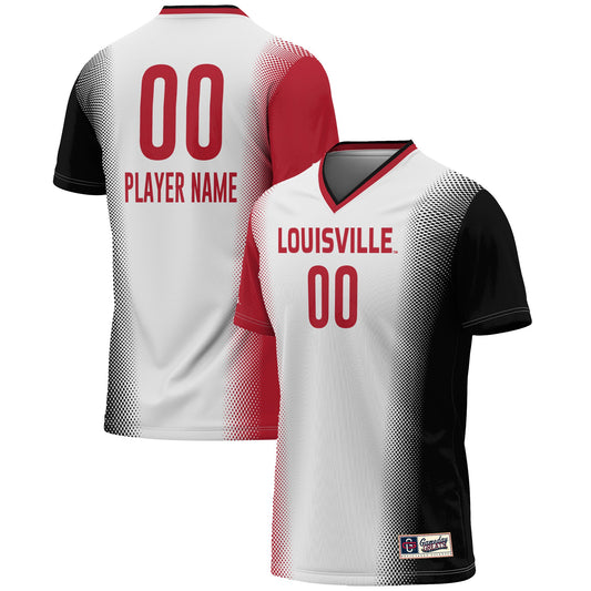 Louisville Cardinals GameDay Greats Unisex Pick-A-Player Lightweight Women's Soccer Jersey - White | Stitched College Jersey TJS75248