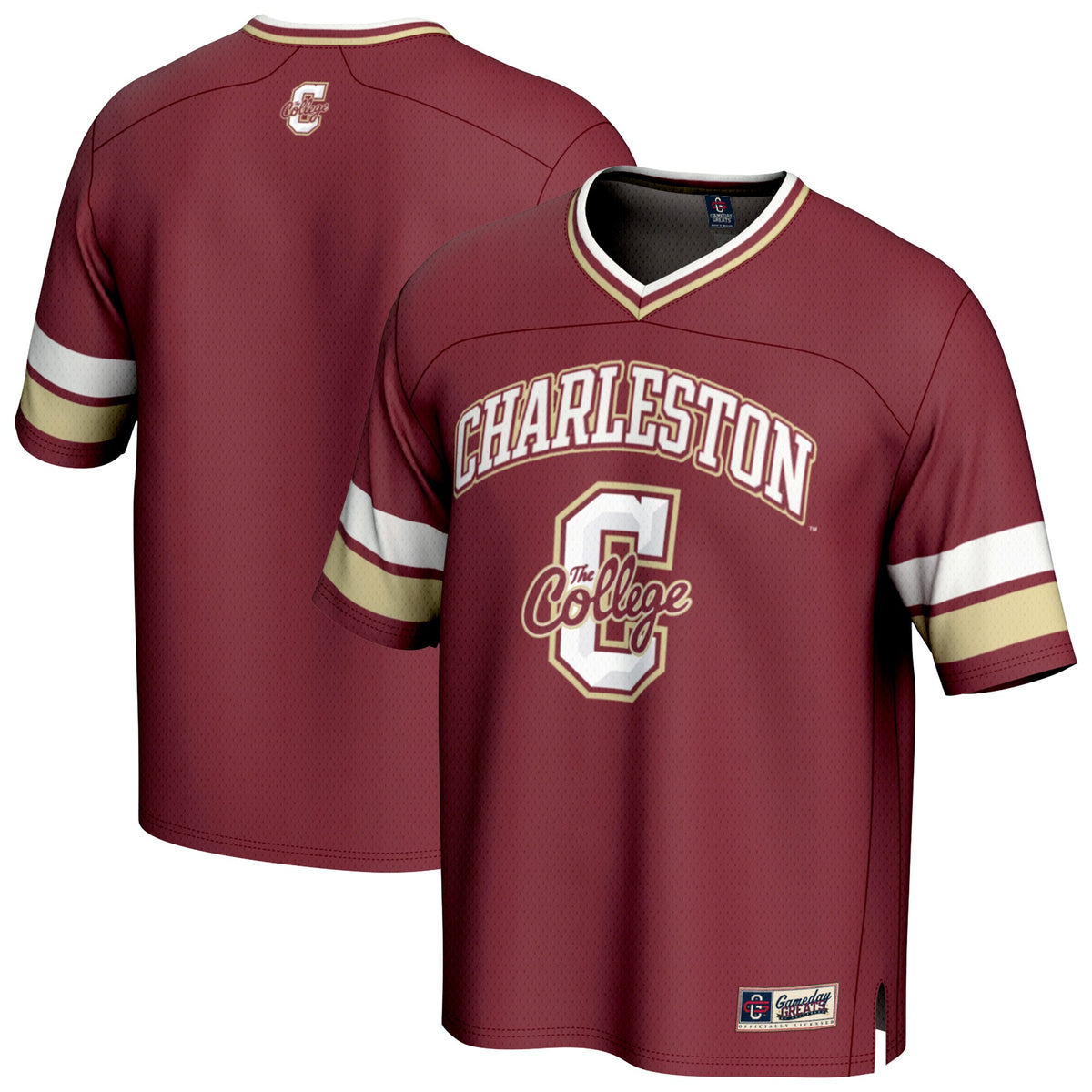 Charleston Cougars GameDay Greats Unisex Spirit Football Jersey - Maroon | Stitched College Jersey TJS75206