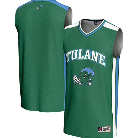 Tulane Green Wave GameDay Greats Spirit Basketball Jersey - Green | Stitched College Jersey TJS75227