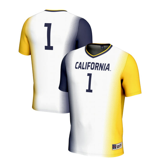 #1 Cal Bears GameDay Greats Unisex Lightweight Women's Soccer Jersey - White | Stitched College Jersey TJS75142