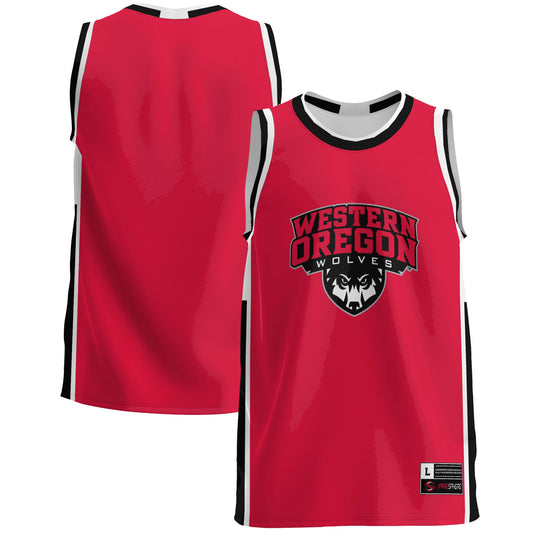 Western Oregon Wolves GameDay Greats Lightweight Basketball Jersey - Red | Stitched College Jersey TJS75320