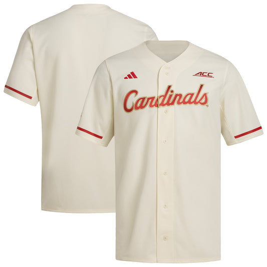 Louisville Cardinals Replica Baseball Jersey - Cream | Stitched College Jersey TJS75247