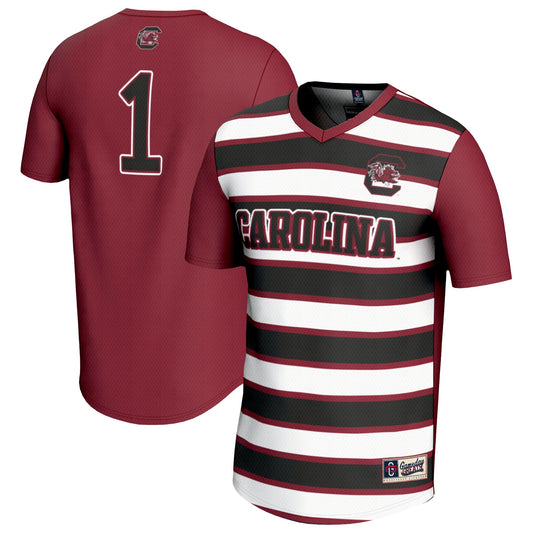#1 South Carolina Gamecocks GameDay Greats Unisex Lightweight Soccer Fashion Jersey - Garnet | Stitched College Jersey TJS75256