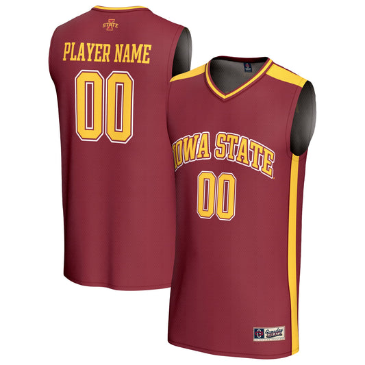 Iowa State Cyclones GameDay Greats Unisex Lightweight Collegiate Men's Basketball Pick-A-Player Fashion Jersey - Cardinal | Stitched College Jersey TJS75198