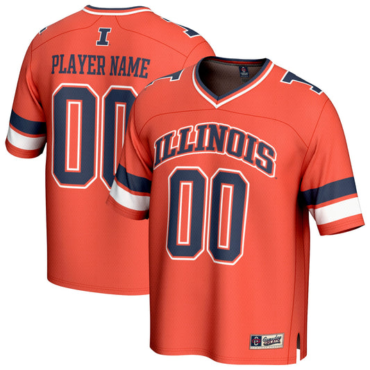 Illinois Fighting Illini GameDay Greats Unisex Pick-A-Player Football Fashion Jersey - Orange | Stitched College Jersey TJS75587
