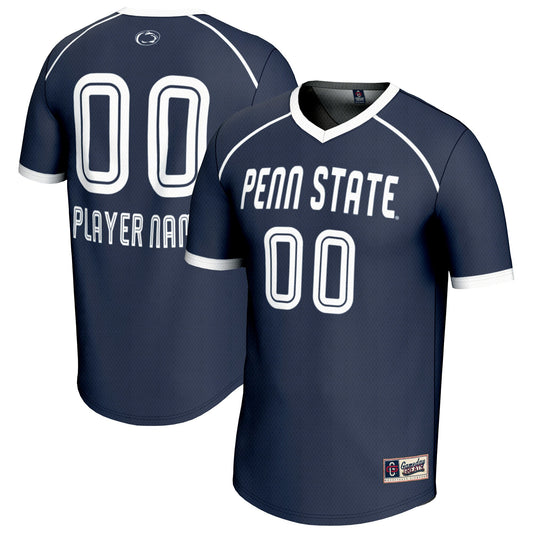 Penn State Nittany Lions GameDay Greats Unisex Pick-A-Player Lightweight Collegiate Women's Lacrosse Jersey - Navy | Stitched College Jersey TJS75434