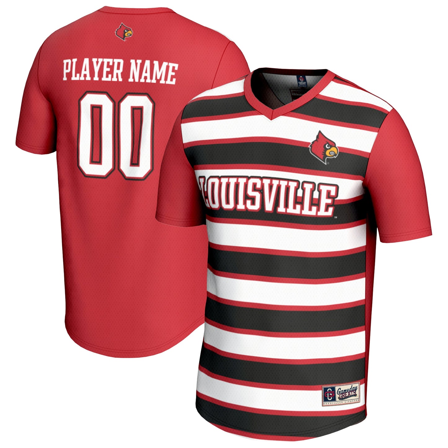 Louisville Cardinals GameDay Greats Unisex Men's Soccer Pick-A-Player Fashion Jersey - Red | Stitched College Jersey TJS75443
