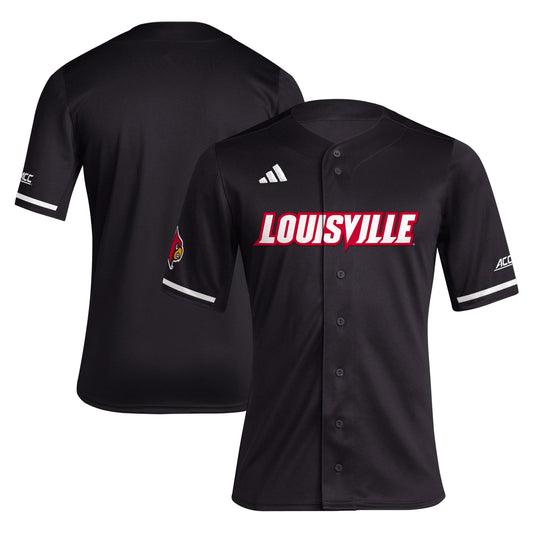 Louisville Cardinals Replica Baseball Jersey - Black | Stitched College Jersey TJS75413