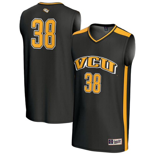 #38 VCU Rams GameDay Greats Unisex Lightweight Basketball Fashion Jersey - Black | Stitched College Jersey TJS75548
