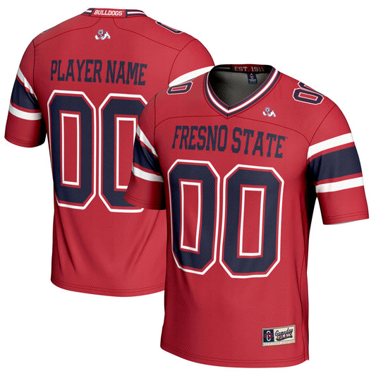 Fresno State Bulldogs GameDay Greats Pick-A-Player Football Jersey - Red | Stitched College Jersey TJS75615