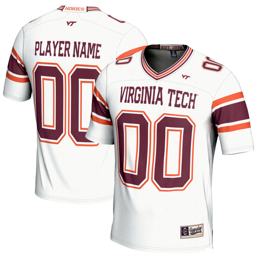 Virginia Tech Hokies GameDay Greats Pick-A-Player Football Jersey - White | Stitched College Jersey TJS75337
