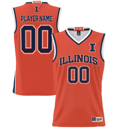Illinois Fighting Illini GameDay Greats Unisex Lightweight Pick-A-Player Women's Basketball Jersey - Orange | Stitched College Jersey TJS75901