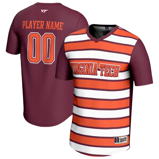 Virginia Tech Hokies GameDay Greats Unisex Pick-A-Player Collegiate Women's Soccer Lightweight Fashion Jersey - Maroon | Stitched College Jersey TJS75891