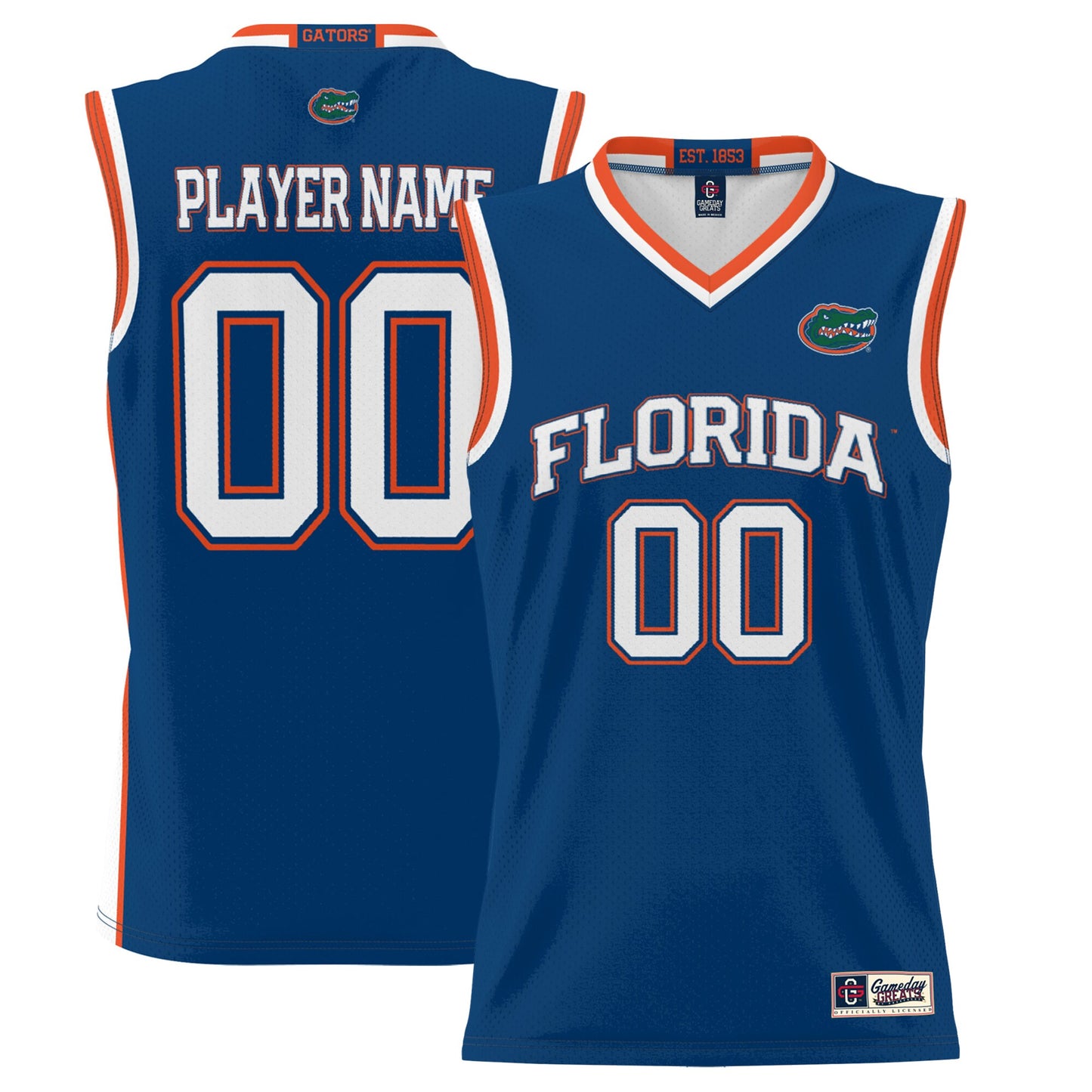 Florida Gators GameDay Greats Unisex Lightweight Pick-A-Player Women's Basketball Jersey - Royal | Stitched College Jersey TJS75994