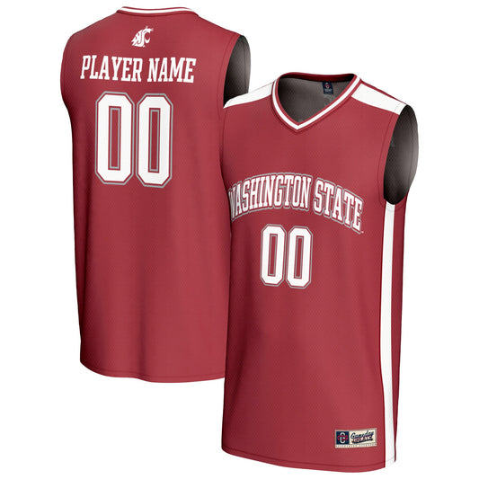 Washington State Cougars GameDay Greats Pick-A-Player Lightweight Basketball Fashion Jersey - Crimson | Stitched College Jersey TJS75973