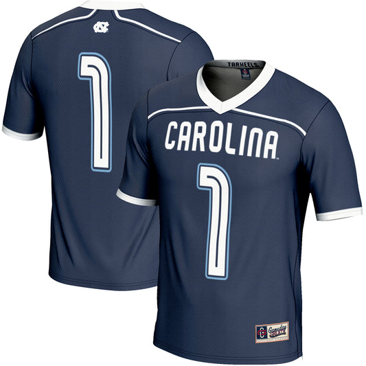 #1 North Carolina Tar Heels GameDay Greats Lightweight Men's Lacrosse Jersey - Navy | Stitched College Jersey TJS75709