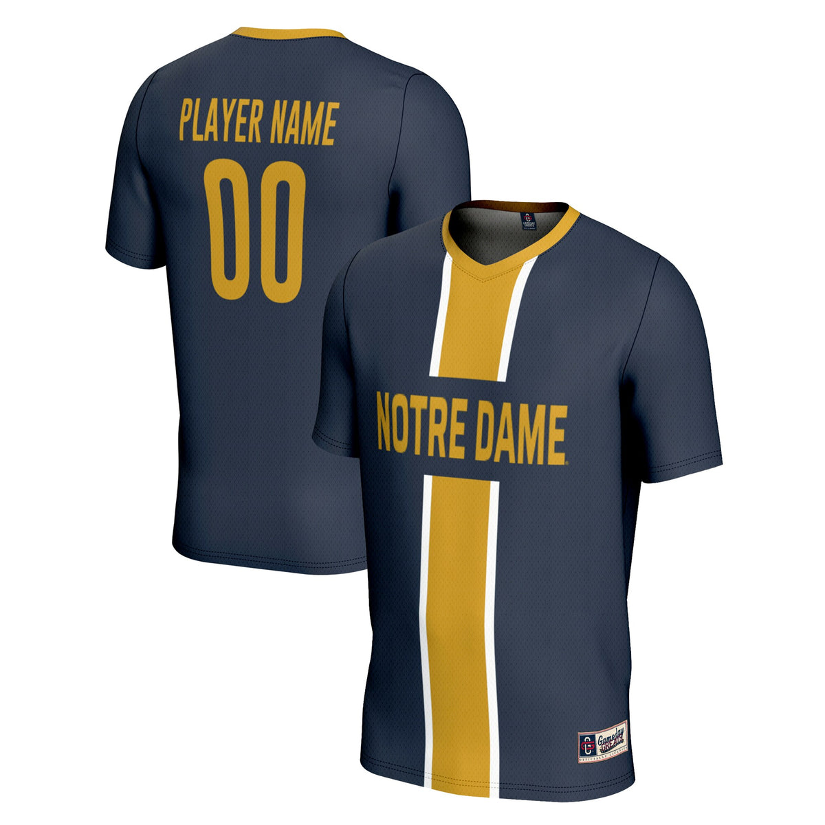 Notre Dame Fighting Irish GameDay Greats Unisex Pick-A-Player Men's Soccer Jersey - Navy | Stitched College Jersey TJS75702