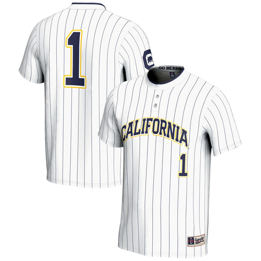 #1 Cal Bears GameDay Greats Lightweight Softball Jersey - White | Stitched College Jersey TJS75654