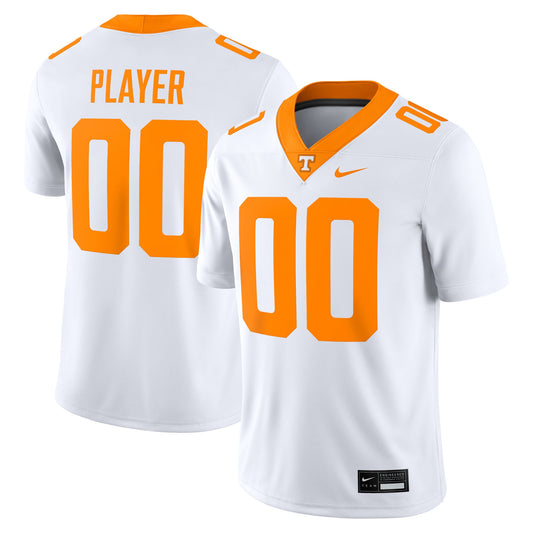 Tennessee Volunteers Pick-A-Player Game Jersey - White | Stitched College Jersey TJS75727