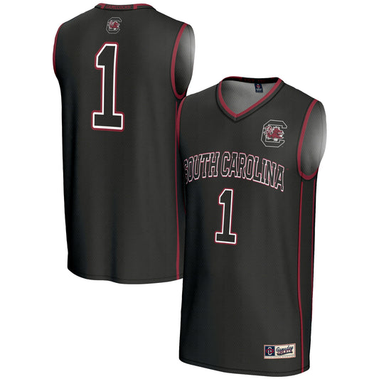 #1 South Carolina Gamecocks GameDay Greats Unisex Lightweight Basketball Jersey - Black | Stitched College Jersey TJS75797