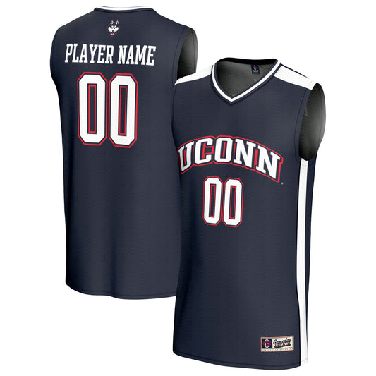 UConn Huskies GameDay Greats Unisex Lightweight Collegiate Men's Basketball Pick-A-Player Fashion Jersey - Navy | Stitched College Jersey TJS75809