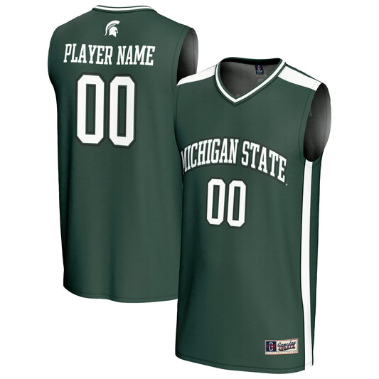 Michigan State Spartans GameDay Greats Pick-A-Player Lightweight Basketball Fashion Jersey - Green | Stitched College Jersey TJS75671