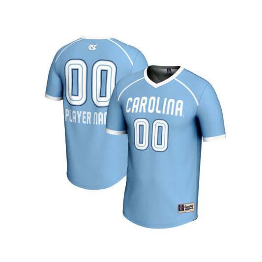 North Carolina Tar Heels GameDay Greats Unisex Pick-A-Player Women's Lacrosse Lightweight Jersey - Light Blue | Stitched College Jersey TJS75856