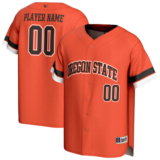 Oregon State Beavers GameDay Greats Unisex Pick-A-Player Lightweight Collegiate Baseball Fashion Jersey - Orange | Stitched College Jersey TJS75939