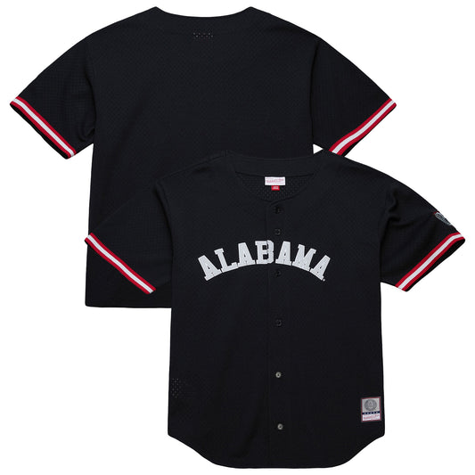 Alabama Crimson Tide M & N On The Clock Full-Button Fashion Jersey - Black | Stitched College Jersey TJS75680