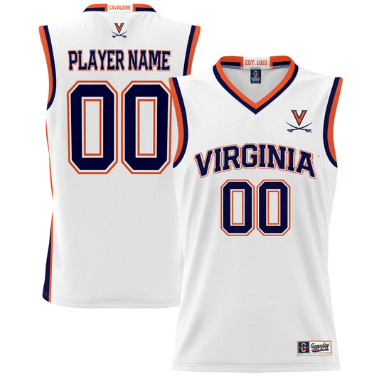 Virginia Cavaliers GameDay Greats Pick-A-Player Men's Basketball Jersey - White | Stitched College Jersey TJS75887