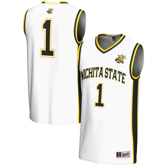 Wichita State Shockers GameDay Greats Unisex #1 Basketball Jersey - White | Stitched College Jersey TJS75687