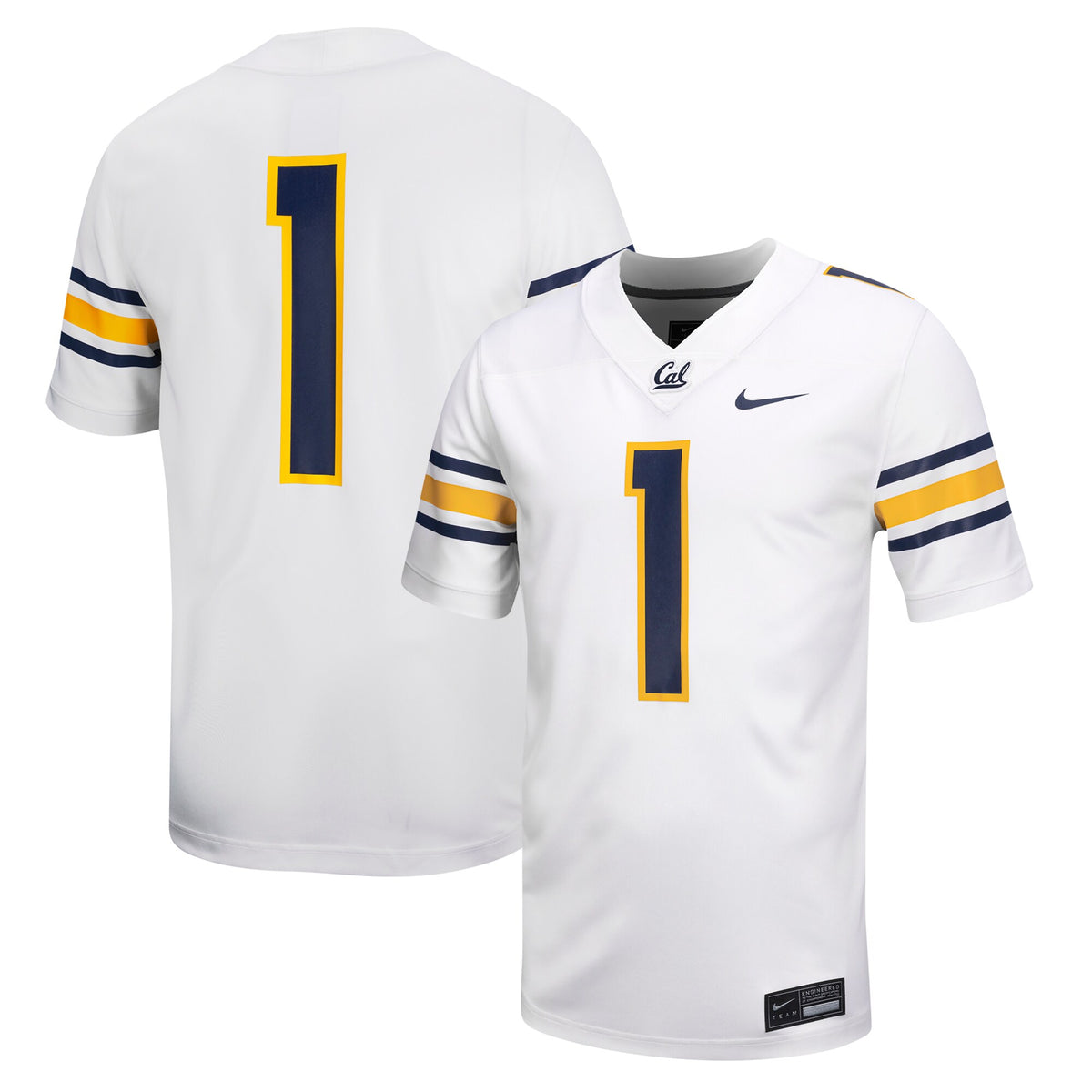 #1 Cal Bears Untouchable Football Jersey � White | Stitched College Jersey TJS75930
