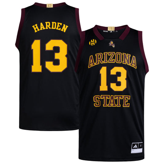 James Harden Arizona State Sun Devils Replica Swingman Jersey - Black | Stitched College Jersey TJS75713