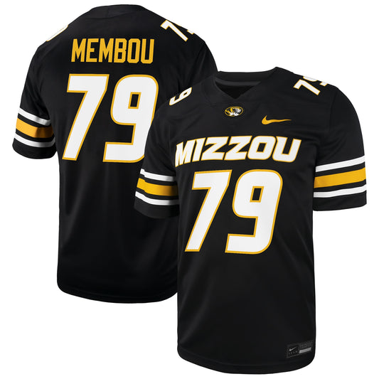 Armand Membou Missouri Tigers Alumni Game Jersey - Black | Stitched College Jersey TJS75830