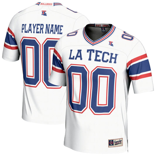 Louisiana Tech Bulldogs GameDay Greats Unisex Football Fashion Jersey - White | Stitched College Jersey TJS76061