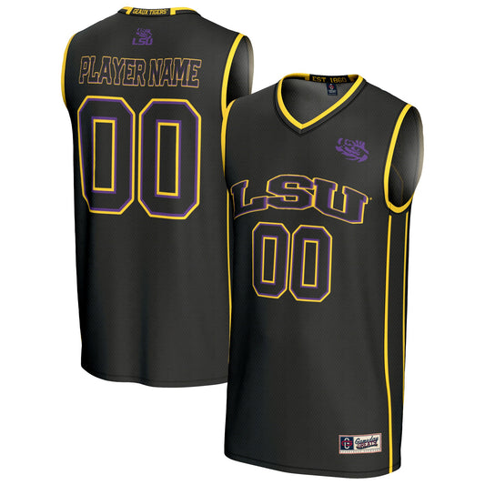 LSU Tigers GameDay Greats Unisex Pick-A-Player Lightweight Collegiate Women's Basketball Fashion Jersey - Black | Stitched College Jersey TJS76051
