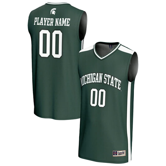 Michigan State Spartans GameDay Greats Unisex Pick-A-Player Lightweight Women's Basketball Fashion Jersey - Green | Stitched College Jersey TJS76040