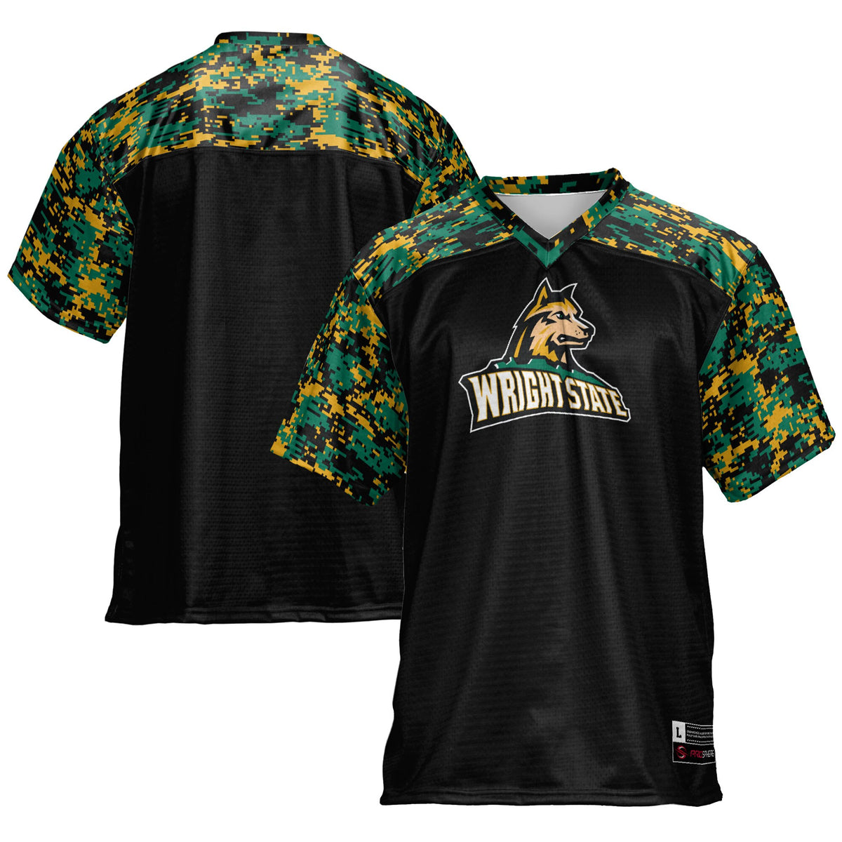 Wright State Raiders GameDay Greats Football Jersey - Black | Stitched College Jersey TJS76062