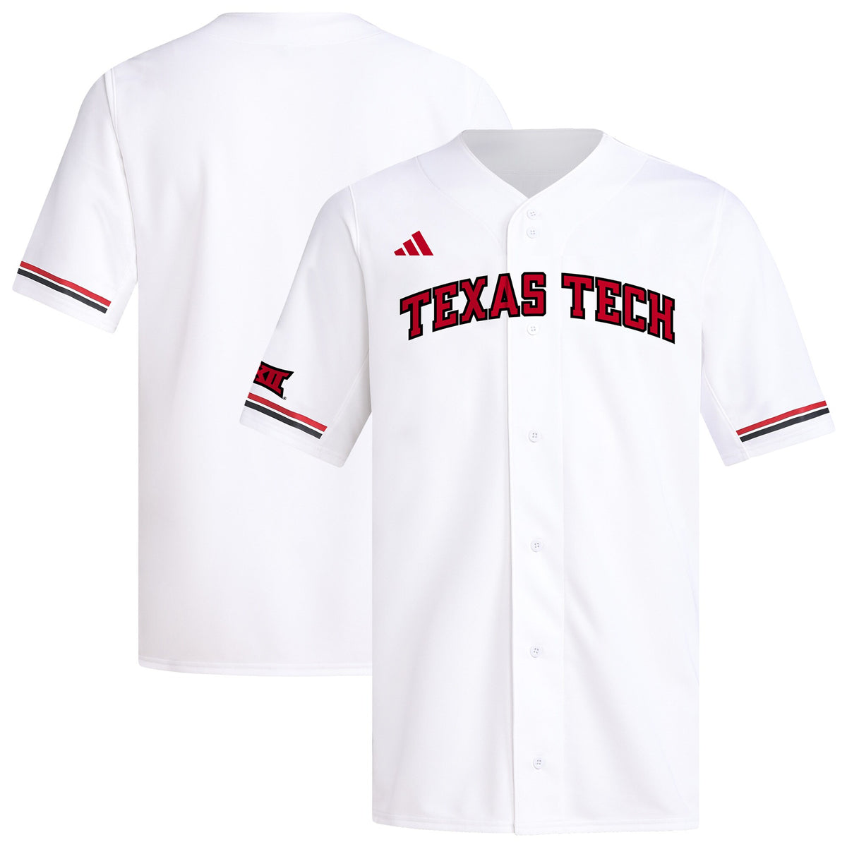 Texas Tech Red Raiders Replica Baseball Jersey - White | Stitched College Jersey TJS76260