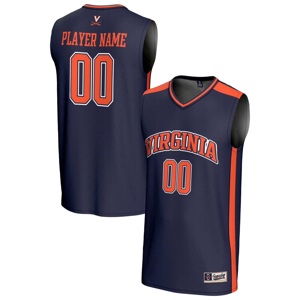 Virginia Cavaliers GameDay Greats Unisex Pick-A-Player Lightweight Women's Basketball Fashion Jersey - Navy | Stitched College Jersey TJS76254