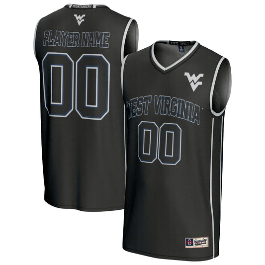 West Virginia Mountaineers GameDay Greats Unisex Lightweight Collegiate Women's Basketball Pick-A-Player Fashion Jersey - Black | Stitched College Jersey TJS76247