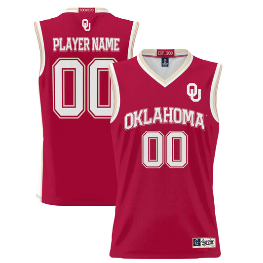 Oklahoma Sooners GameDay Greats Unisex Lightweight Pick-A-Player Women's Basketball Jersey - Crimson | Stitched College Jersey TJS76305