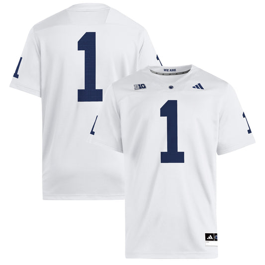 Penn State Nittany Lions Premier Jersey - Away White | Stitched College Jersey TJS76282