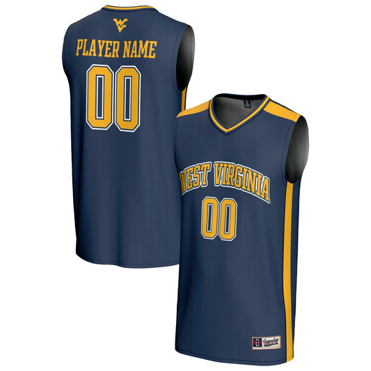 West Virginia Mountaineers GameDay Greats Unisex Pick-A-Player Lightweight Women's Basketball Fashion Jersey - Navy | Stitched College Jersey TJS76141