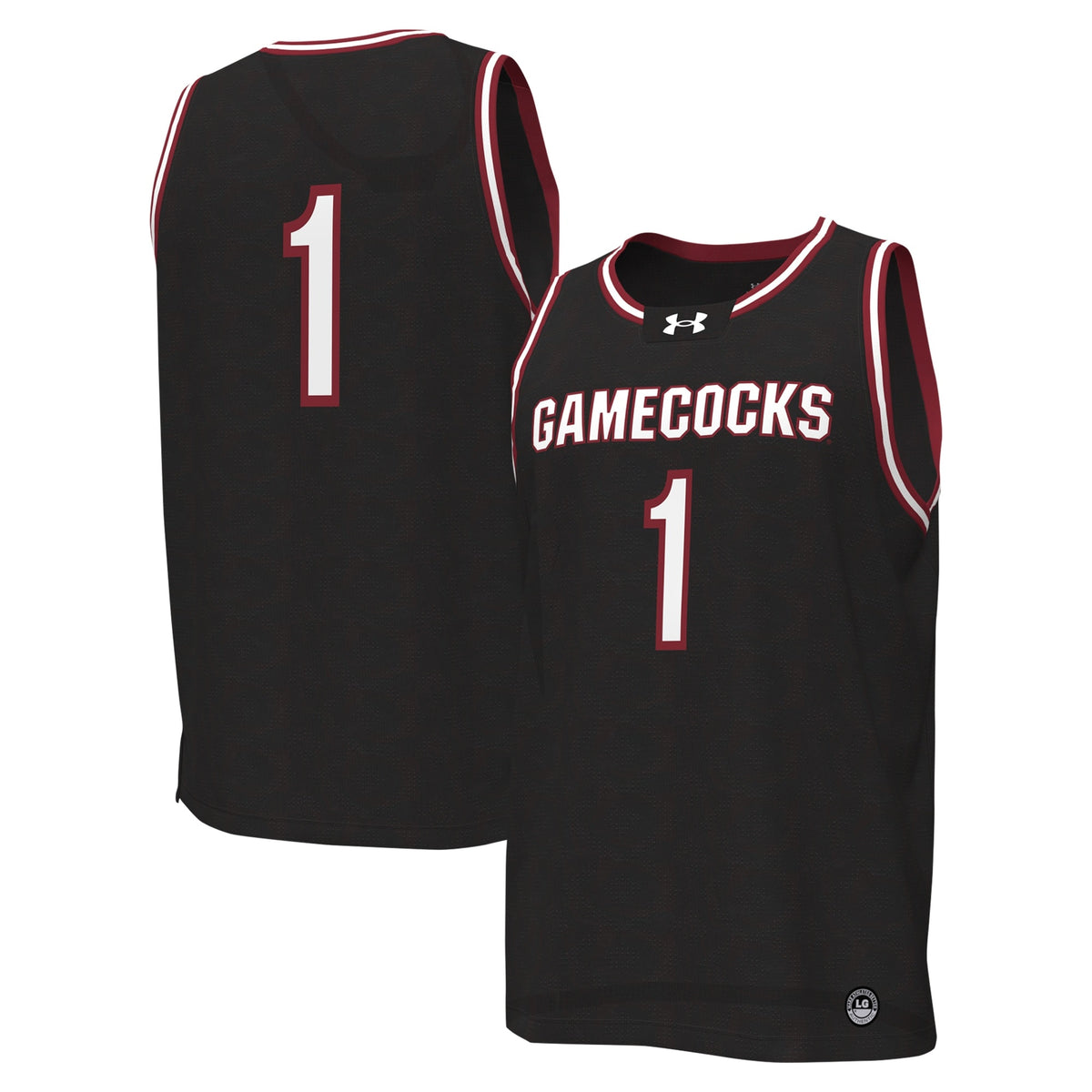 #1 South Carolina Gamecocks Replica Basketball Jersey - Black | Stitched College Jersey TJS76293