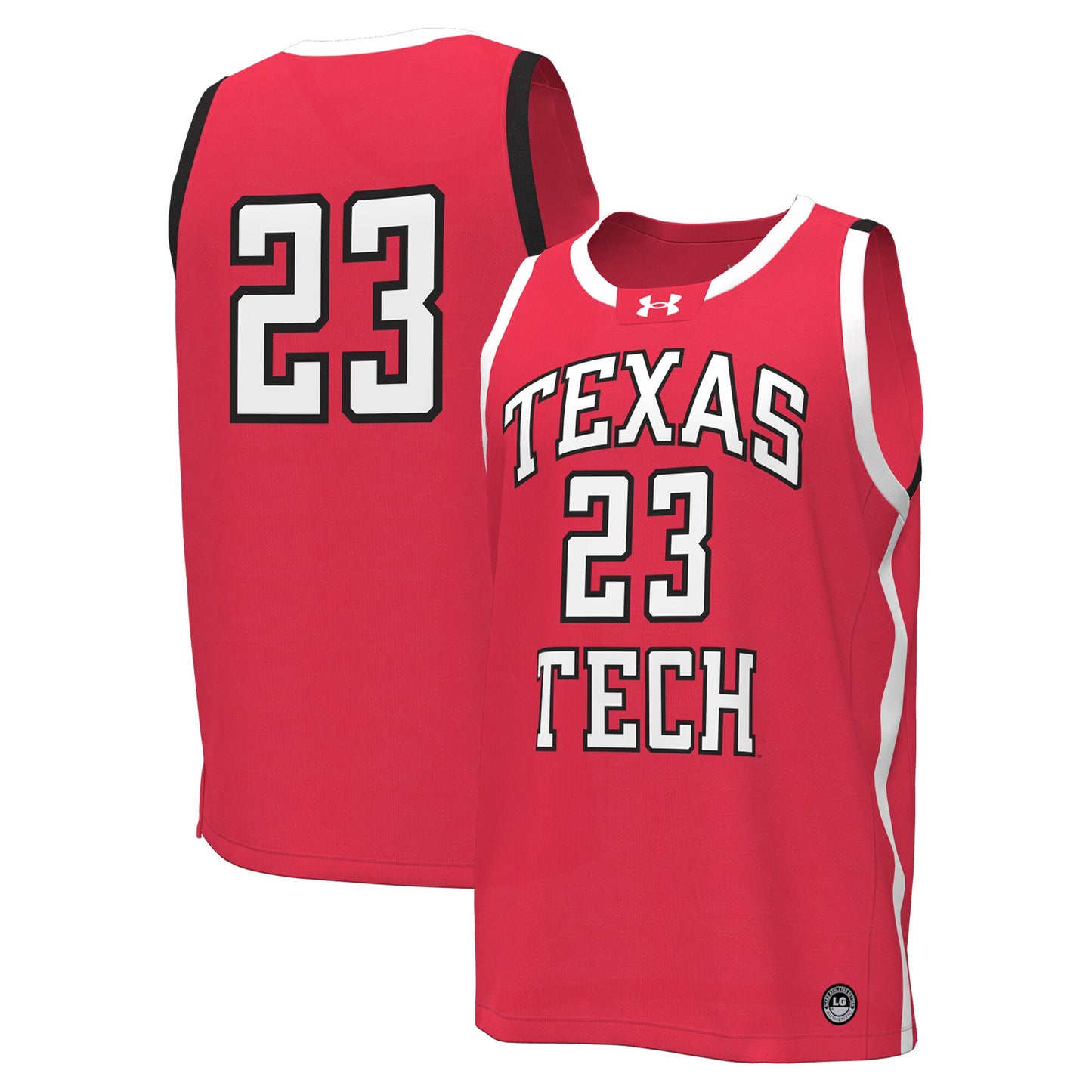 #23 Texas Tech Red Raiders Replica Basketball Jersey - Red | Stitched College Jersey TJS76178
