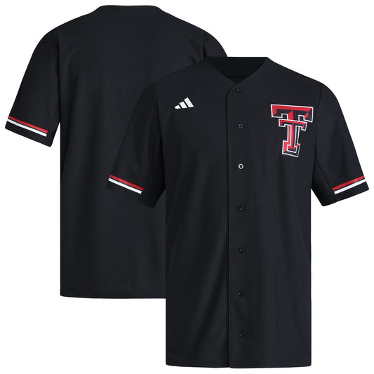 Texas Tech Red Raiders Replica Baseball Jersey - Black | Stitched College Jersey TJS76301