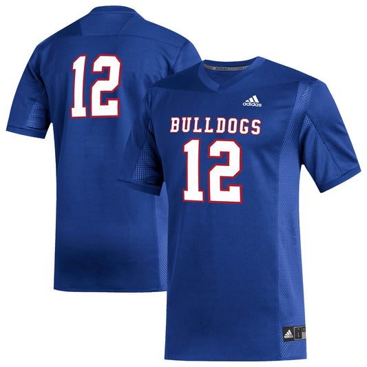 #1 Louisiana Tech Bulldogs Replica Football Jersey - Royal | Stitched College Jersey TJS76193