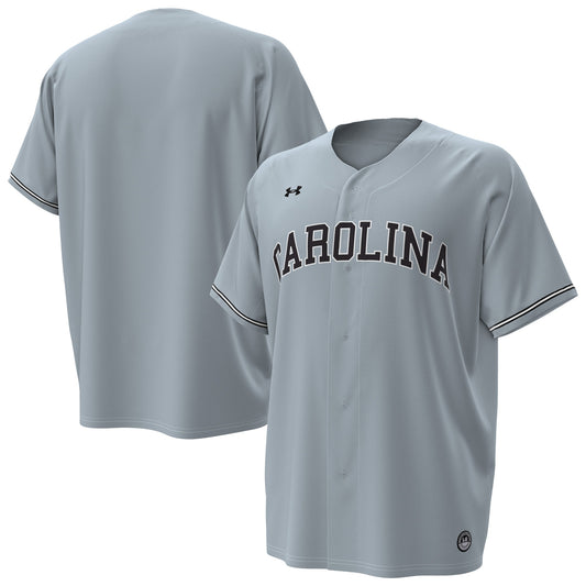 South Carolina Gamecocks Replica Baseball Jersey - Gray | Stitched College Jersey TJS76210