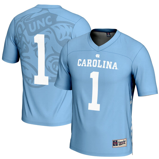 #1 North Carolina Tar Heels GameDay Greats Lightweight Men's Lacrosse Jersey - Carolina Blue | Stitched College Jersey TJS76304